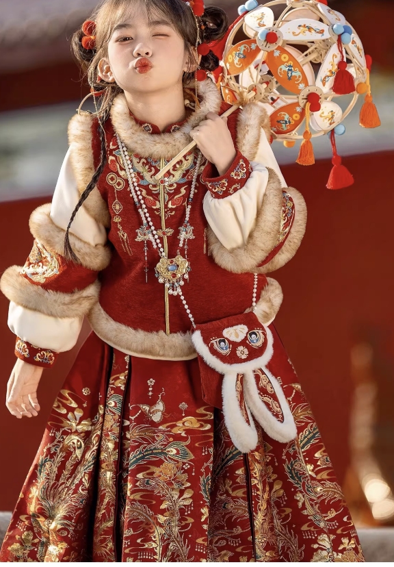 66公主童装女童拜年服