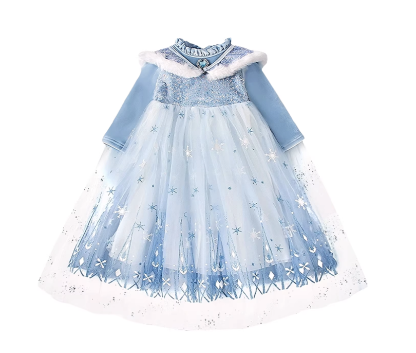 女童艾莎公主裙
